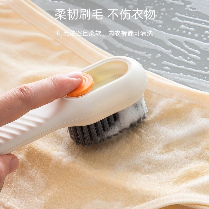 Liquid Shoe Brush Shoe Washing Brush Household Press Type Liquid Washing Brush Soft Hair Not Hit Shoe Artifact - Image 4